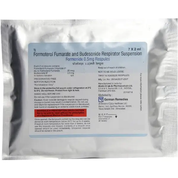 Formonide 0.5mg Respules 2ml